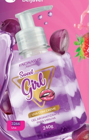 3266 Gel Aromatizante para Virilha Sweet Girl Uva