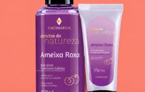 7157 Kit Ameixa Roxa ( Body Splash e Creme para as mãos)