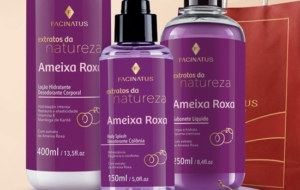 7159 Kit Ameixa Roxa (Hidratante Corporal, Sabonete Líquido e Body Splash)