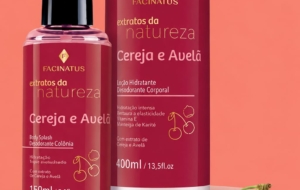 7155 Kit Cereja e Avelã (Hidratante Corporal e Body Splash)